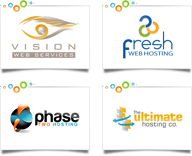 Web Hosting Logo Design Portfolio | Custom Logo Designs